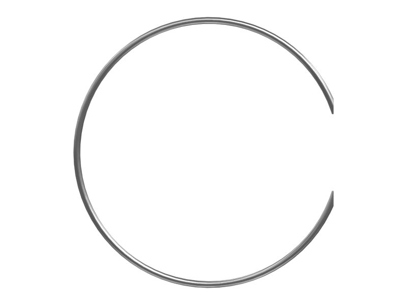 2mm Thick Internal Retaining Ring