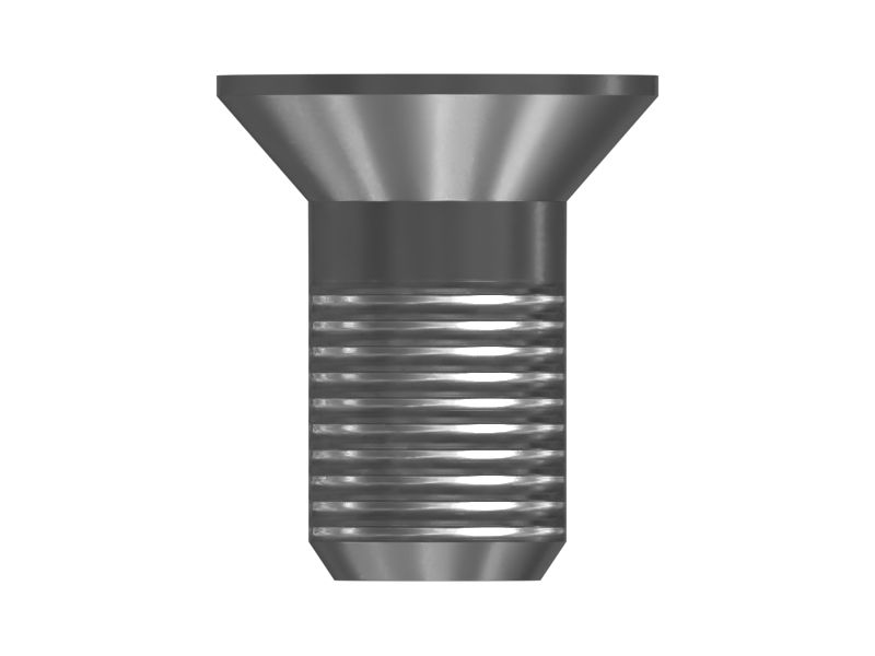Крепежные винты с плоской головкой