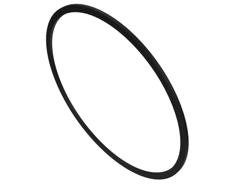 623-8537: 121.3mm Inner Diameter Cylinder Rod Backup Ring