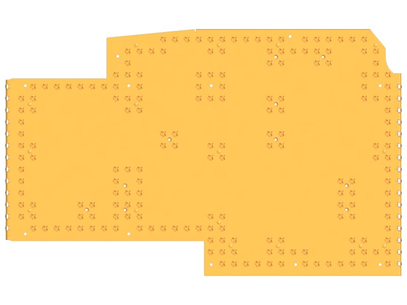 5mm Thick Right Hand Side Platform Plate