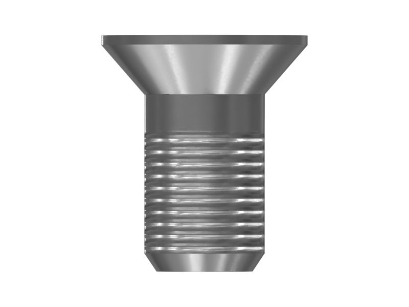 Крепежные винты с плоской головкой