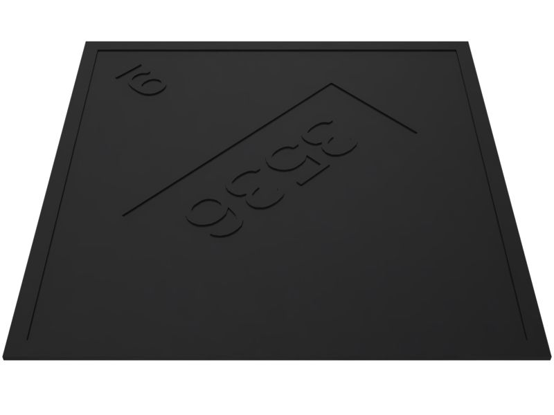 3mm Thick Hazmat Sign Shipping Plate