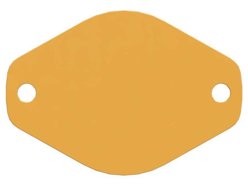 15mm Thick Circle Drawbar Cover Plate