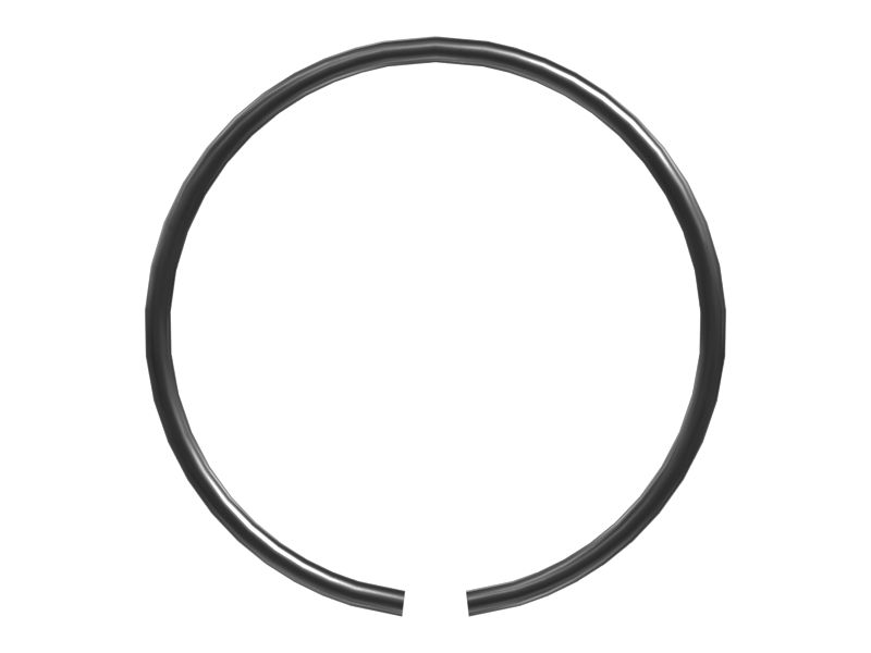 Пружинное стопорное кольцо, внешнее