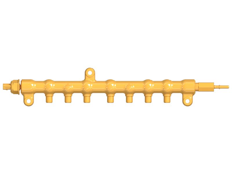 6 Cylinder Fuel Injector Rail