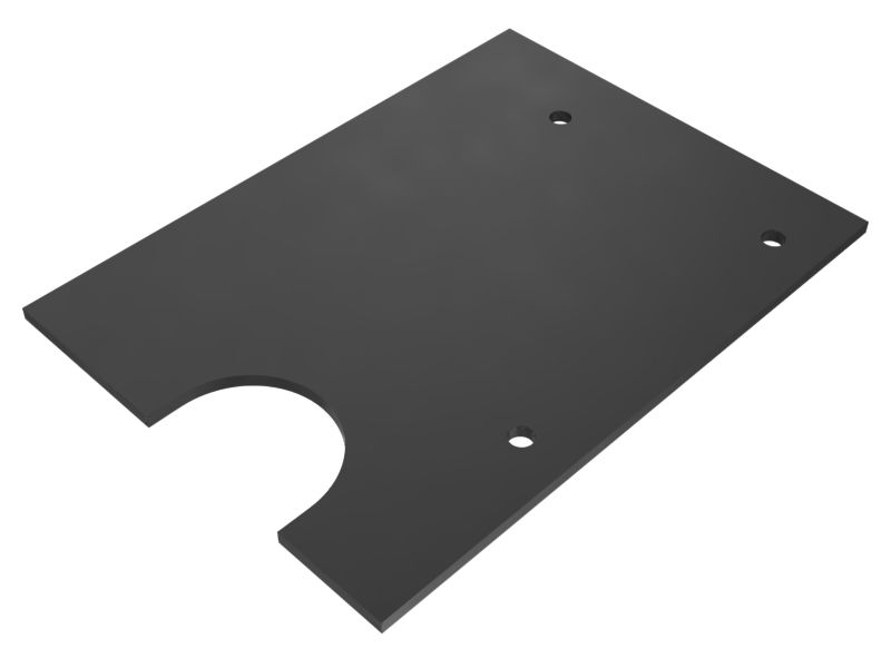 629-7932: 4mm Thick Sound Suppression Rubber Sheet