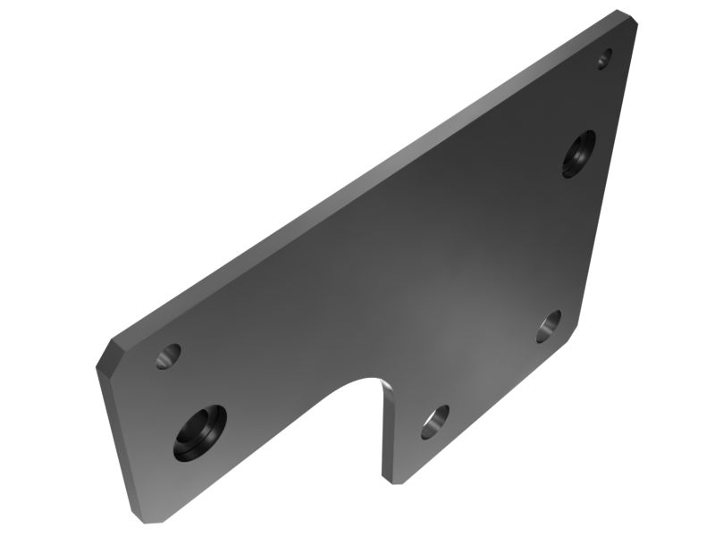 619-7643: Ether Cylinder Support Mounting Plate