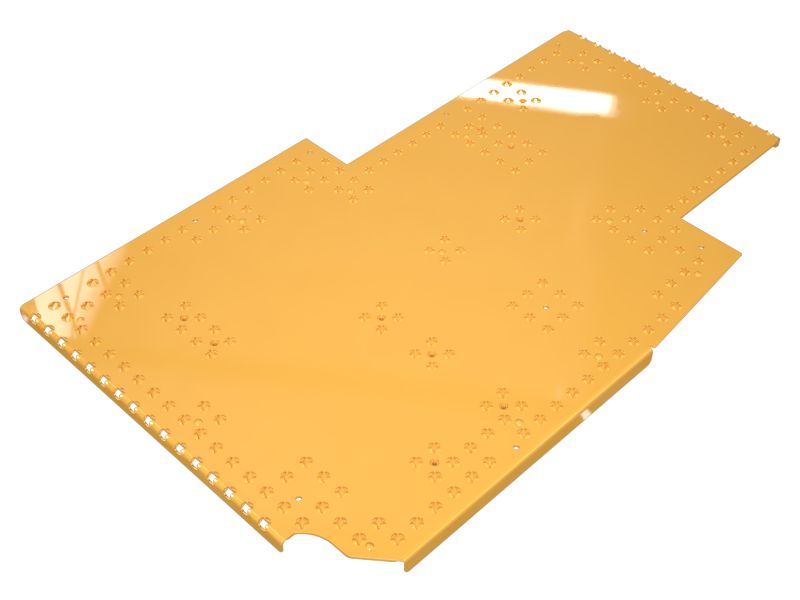 620-7293: 5mm Thick Right Hand Side Platform Plate