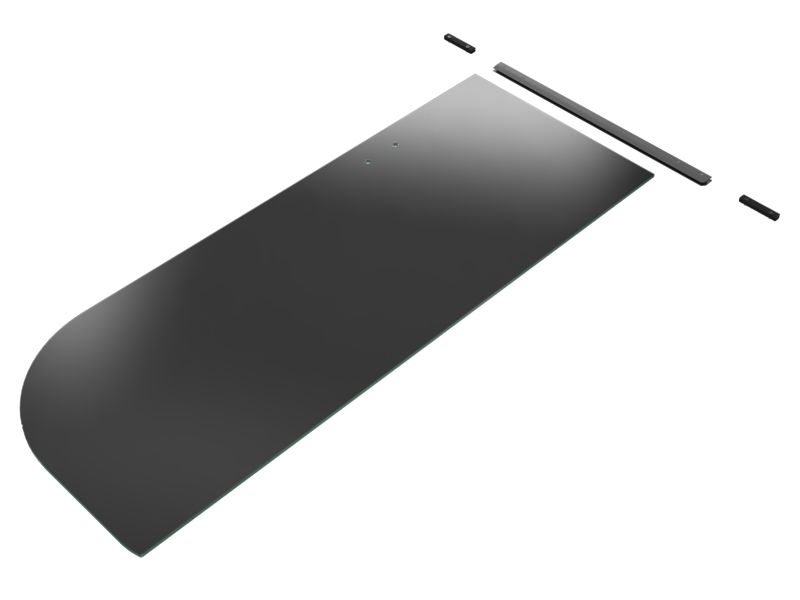 5mm Thick Cabin Window Sliding Glass