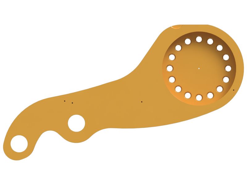 Left Hand Side Steering Cylinder Arm