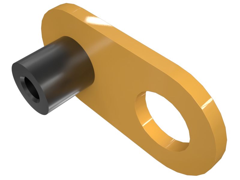 621-7435: Hydraulic Hose Mounting Plate