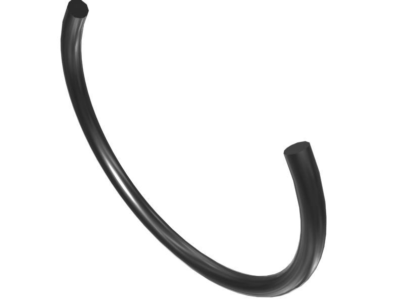 Пружинное стопорное кольцо, внешнее