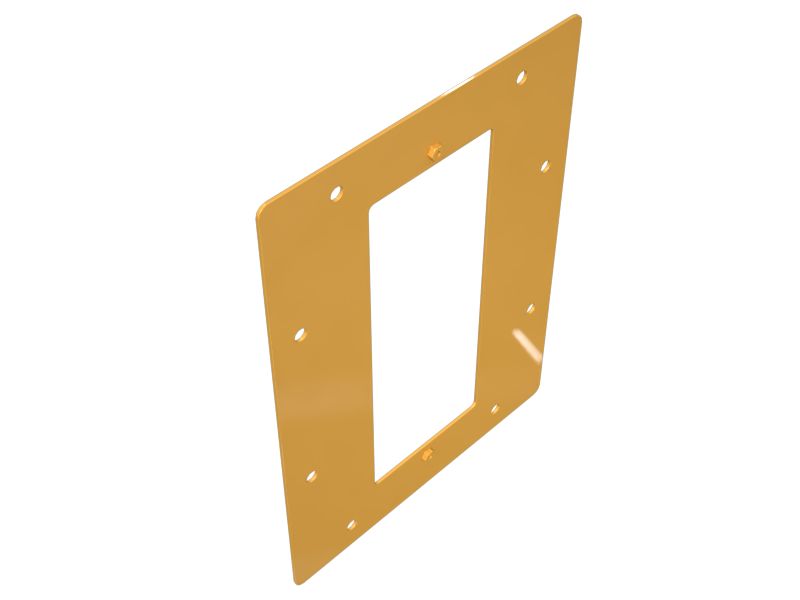 614-2091: 3mm Thick Cab Air Filter Mounting Plate