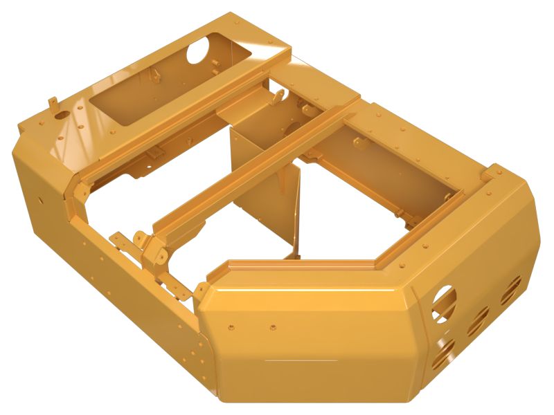 625-3616: Machine Frame Mount Storage Box
