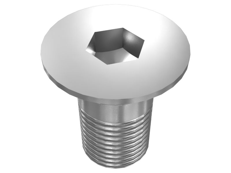 Крепежные винты с плоской головкой