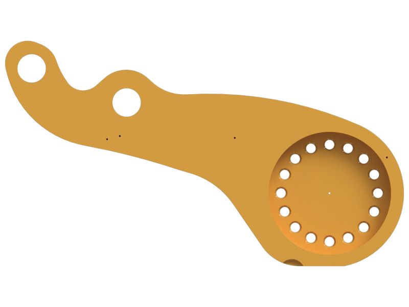 Left Hand Side Steering Cylinder Arm