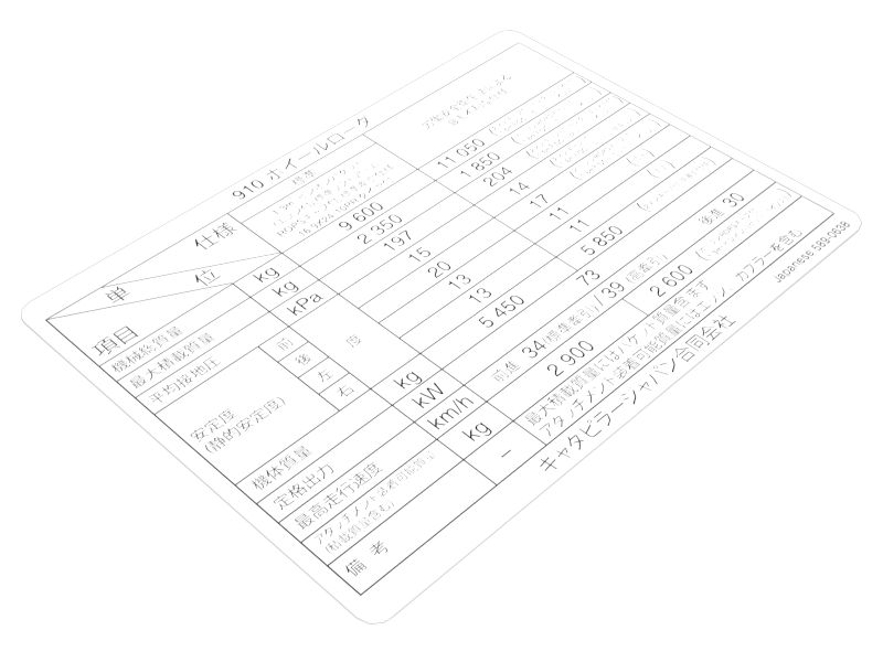Machine Identification Film