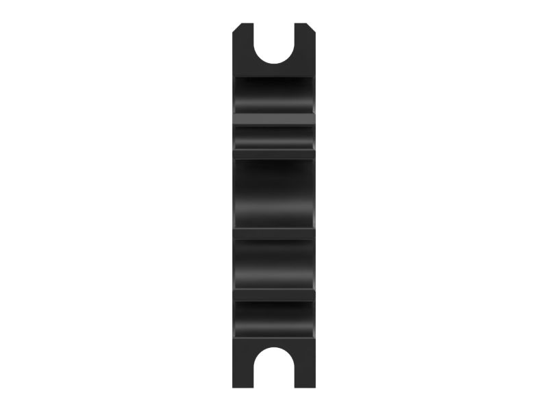 197mm Length Hydraulic Line Mounting Block