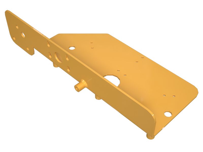 588-2157: 5mm Thick Camera Harness Mounting Plate