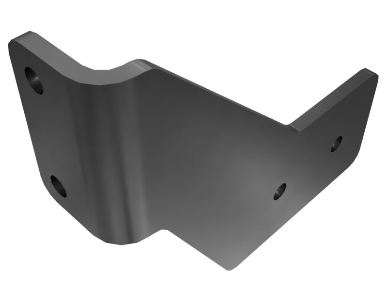 537-1825: 8mm Thick Ladder Mounting Plate