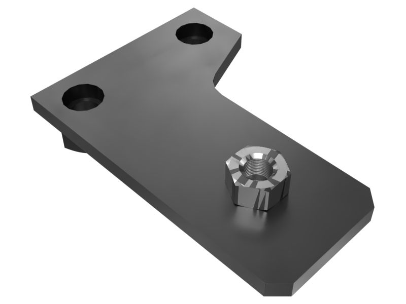 Auxiliary Hydraulic Lines Tube Support