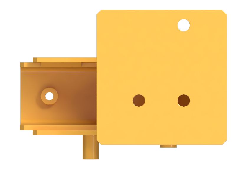 Machine Frame Hood Support