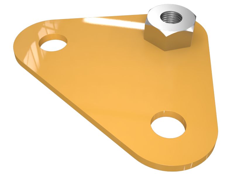 547-8733: Bottom Guard Wiring Support Plate