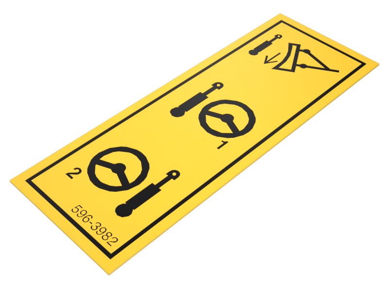 596-3982: Grease Point Identification Plate | CATCorp