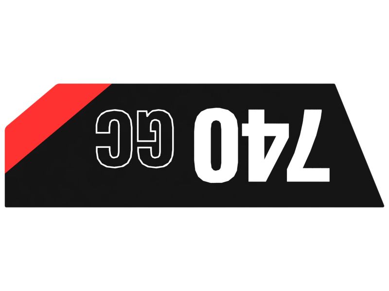 НАКЛЕЙКА 740 GC