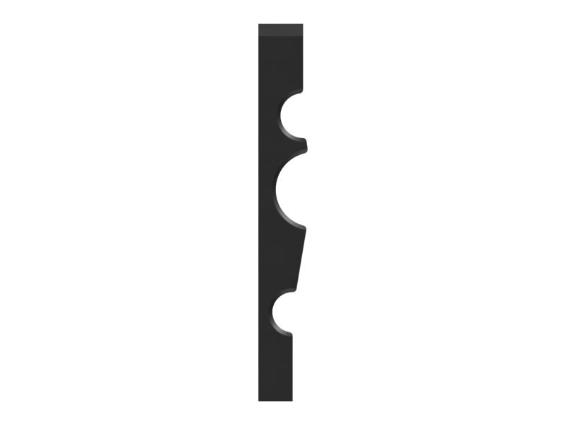 152mm Length Hydraulic Line Mounting Block