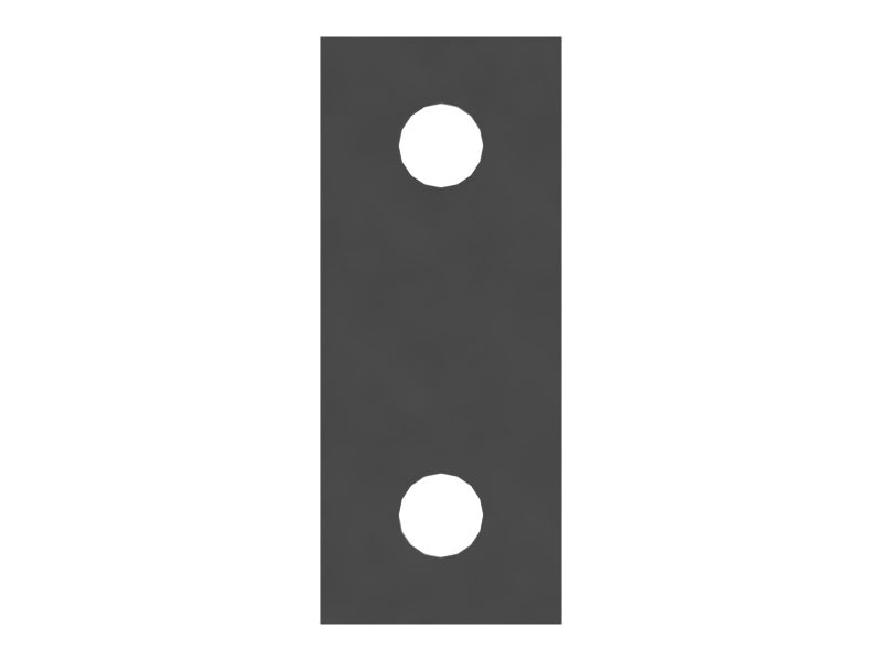 497-9080: 6mm Thick Handrail U Bolt Mounting Plate 4979080 buy