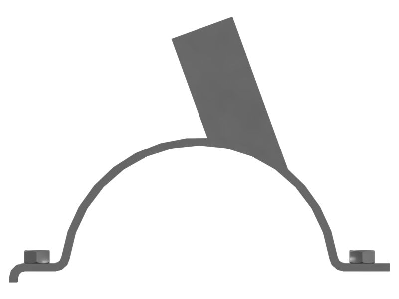 Stick Cylinder Piping Support