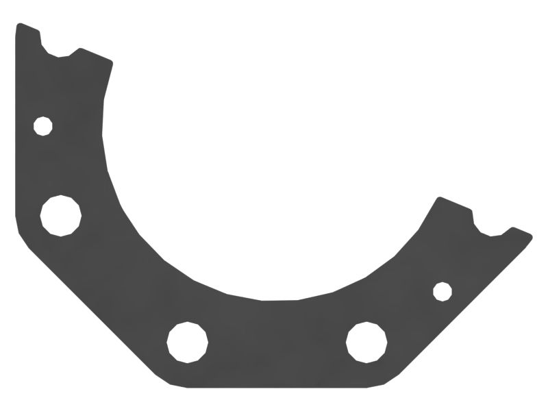 505-0175: 0.25mm Thick Drawbar Trunnion Adapter Shim | CATCorp