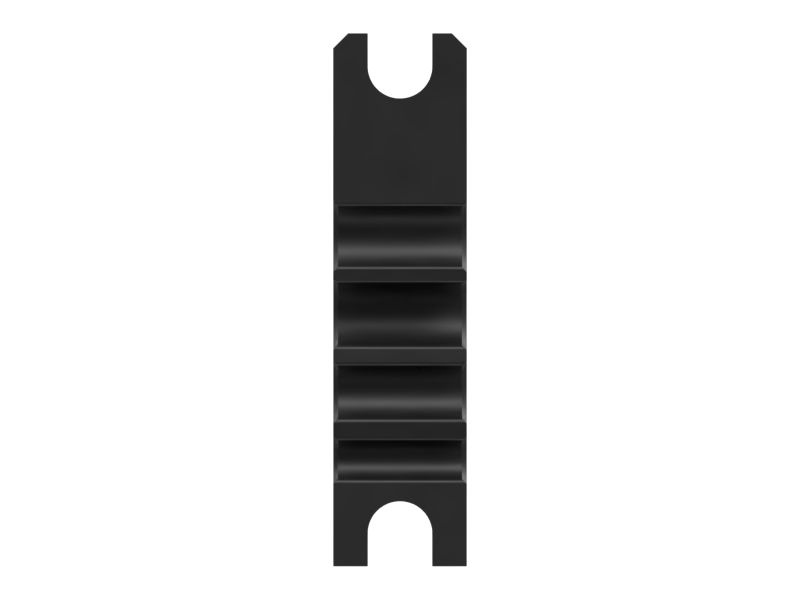 197mm Length Hydraulic Line Mounting Block