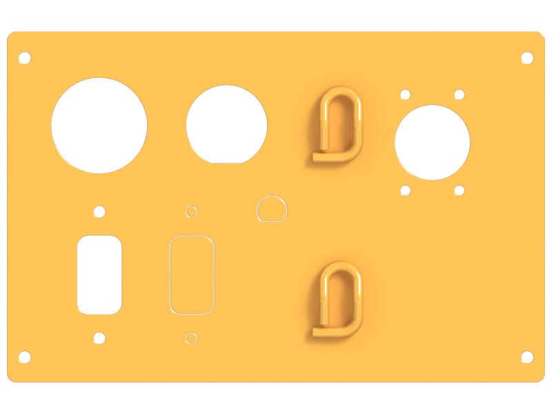 3mm Thick Cabin Wiring Support Plate