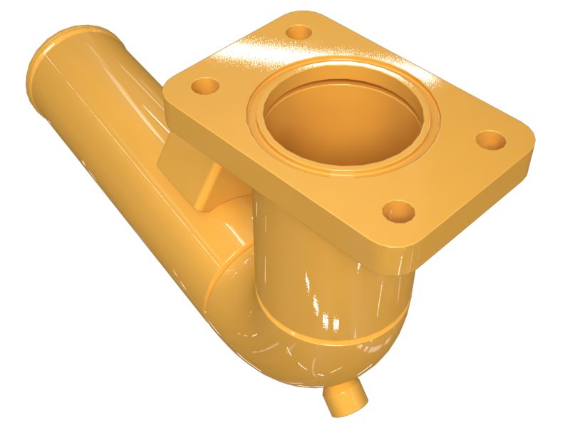599-6544: 88.9mm Outer Diameter Exhaust Resonator Pipe 5996544 купить