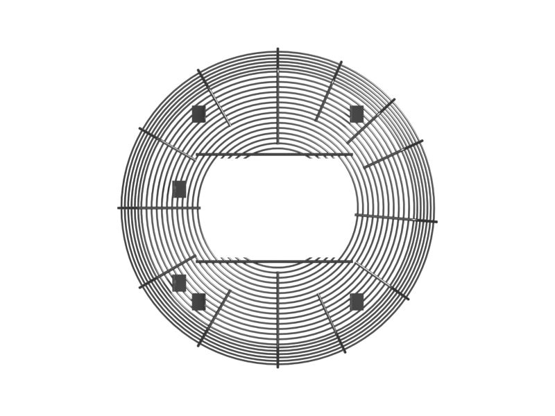 8 Blades Suction Fan Guard