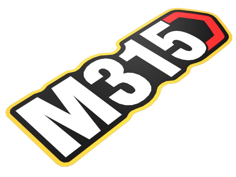 589-1295: Идентификационная наклейка M315