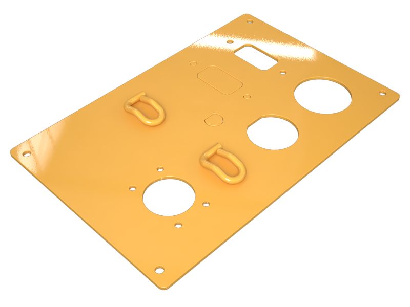 611-1248: 3mm Thick Cabin Wiring Support Plate