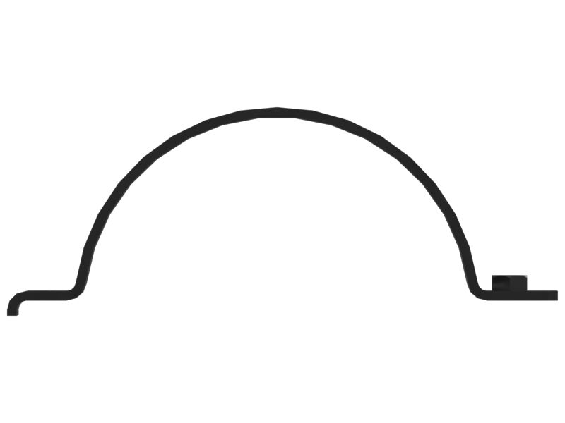 Stick Cylinder Line Support Clamp