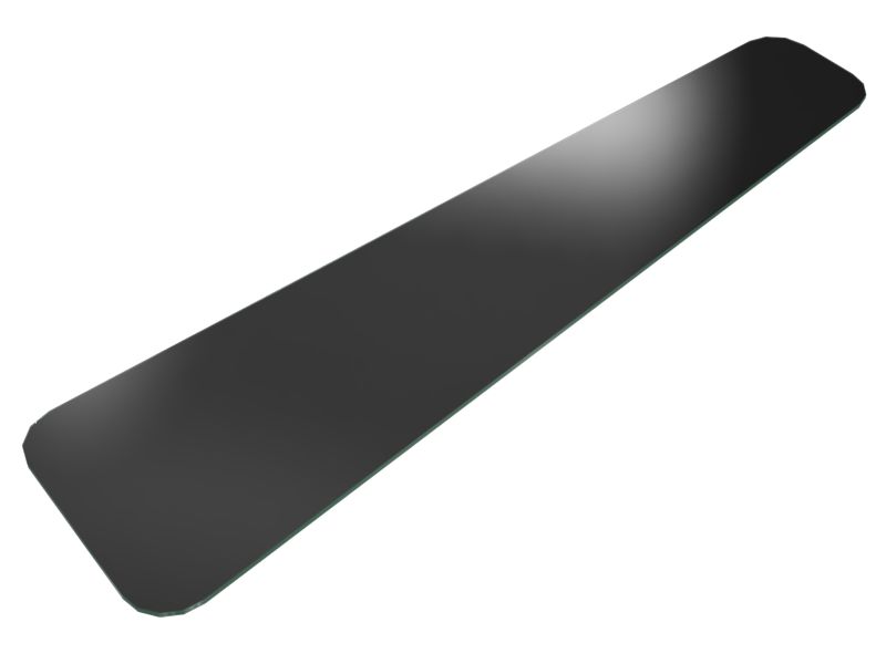 6.8mm Thick Cabin Front Window Glass