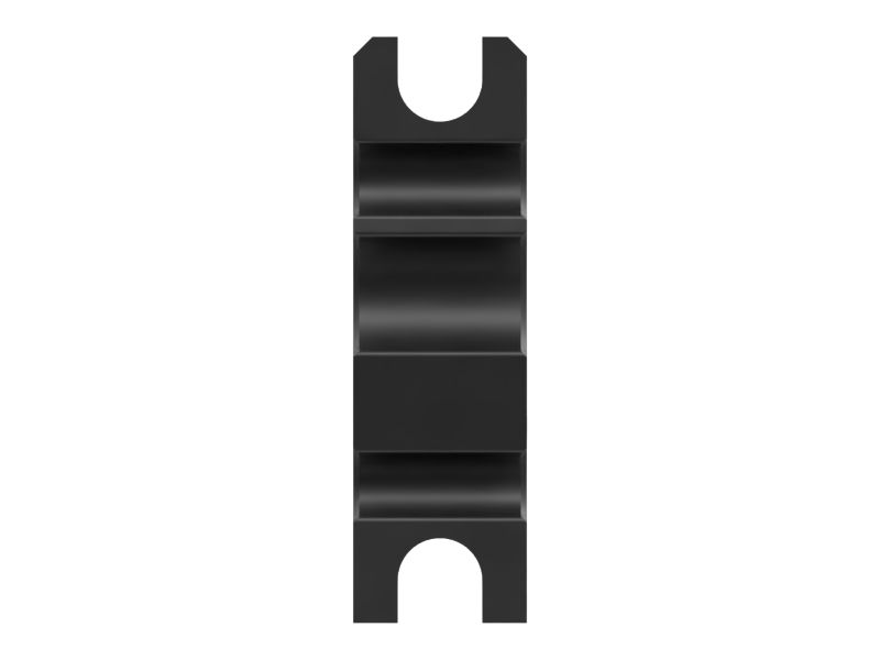 152mm Length Hydraulic Line Mounting Block
