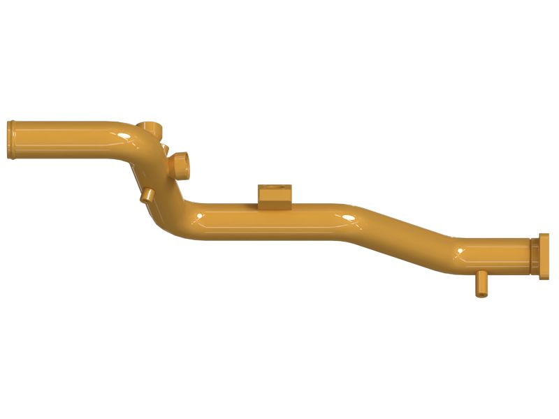60.5mm Inner Diameter Hydraulic Oil Cooler Pipe