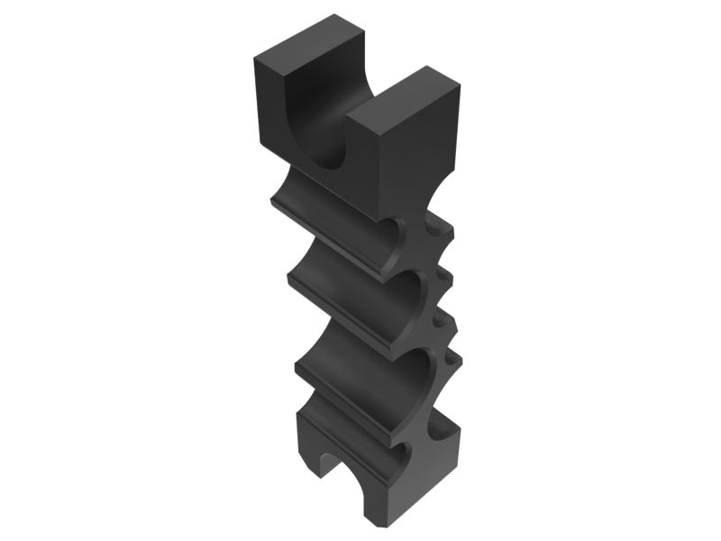 594-7185: 180mm Length Service Brake Lines Mounting Block