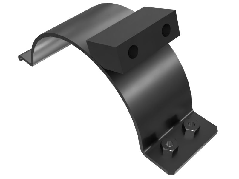 Load Control Stick Cylinder Line Support Clamp