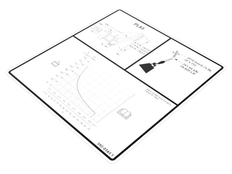 592-0384: Lifting Capacity Identification Film
