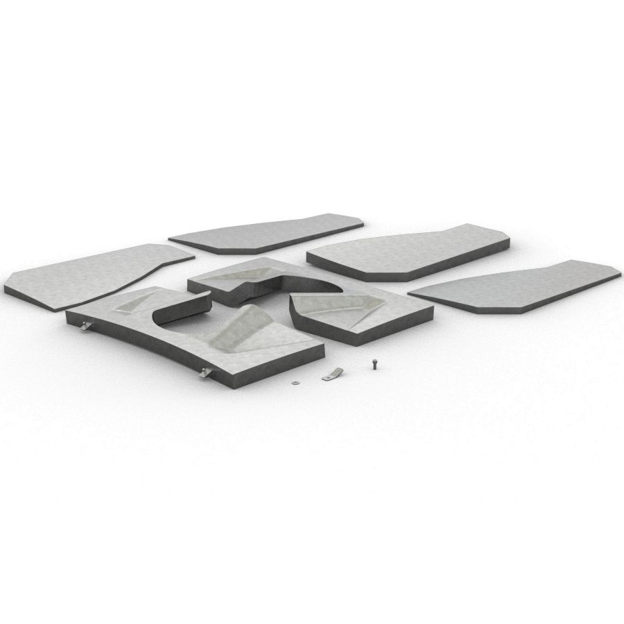 EXTERNAL SOUND SUPPRESSION, ENGINE BAY, NON EU, KIT