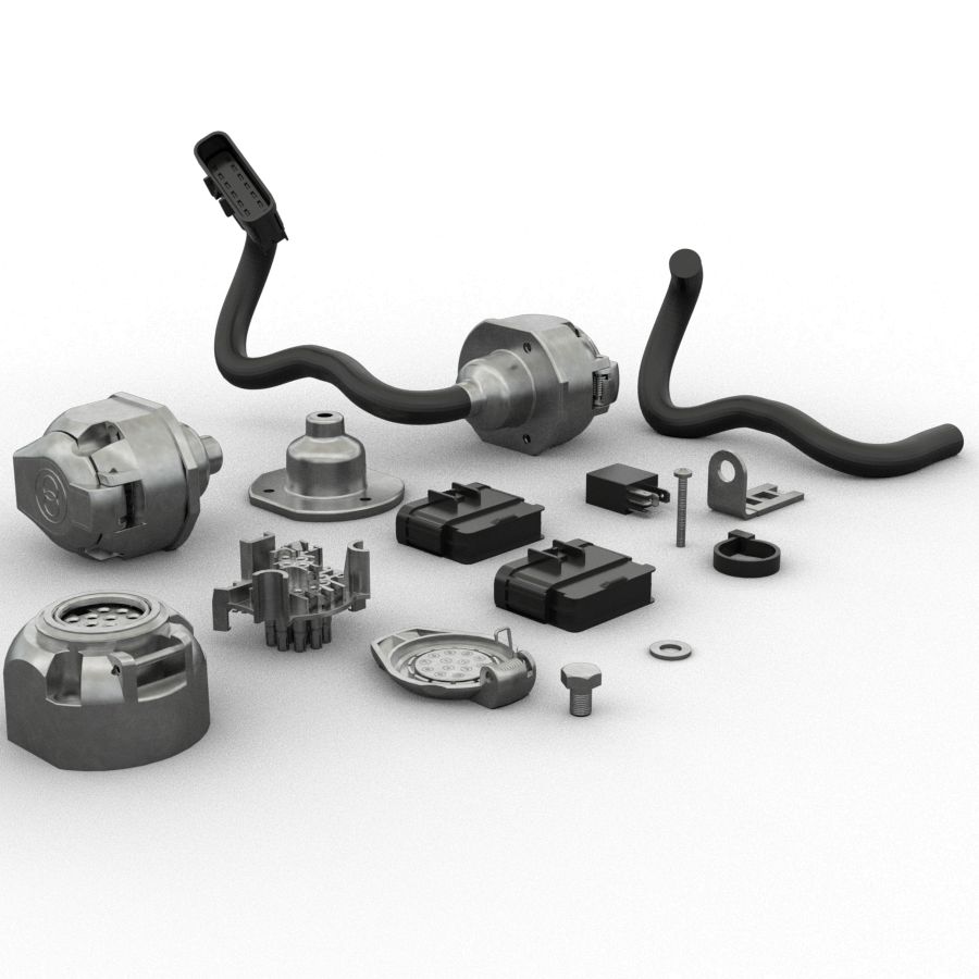 REAR ELECTRIC POWER SOCKET, 13 PIN, KIT