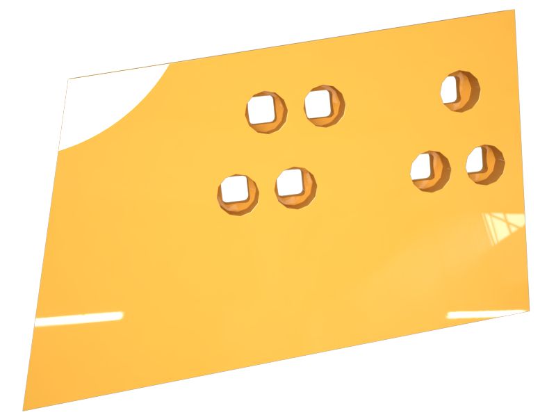 Универсальная боковая накладка правая