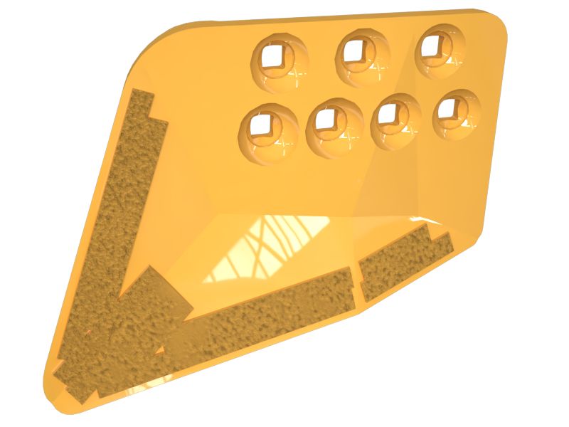 Износостойкая накладка для ровного резания, правая